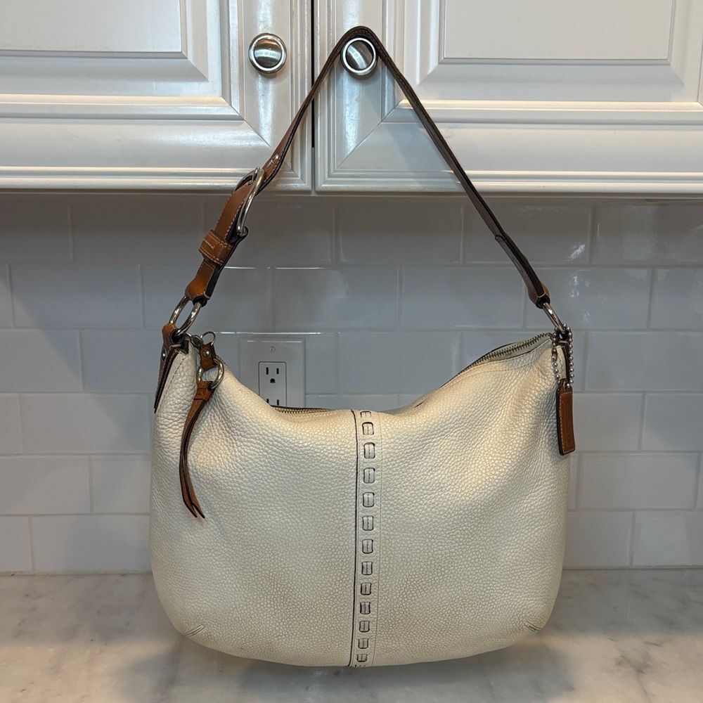 Coach Bag Purse Handbag Y2K Leather Soho Pebbled Dinky Slouch Hobo Shoulder Bag